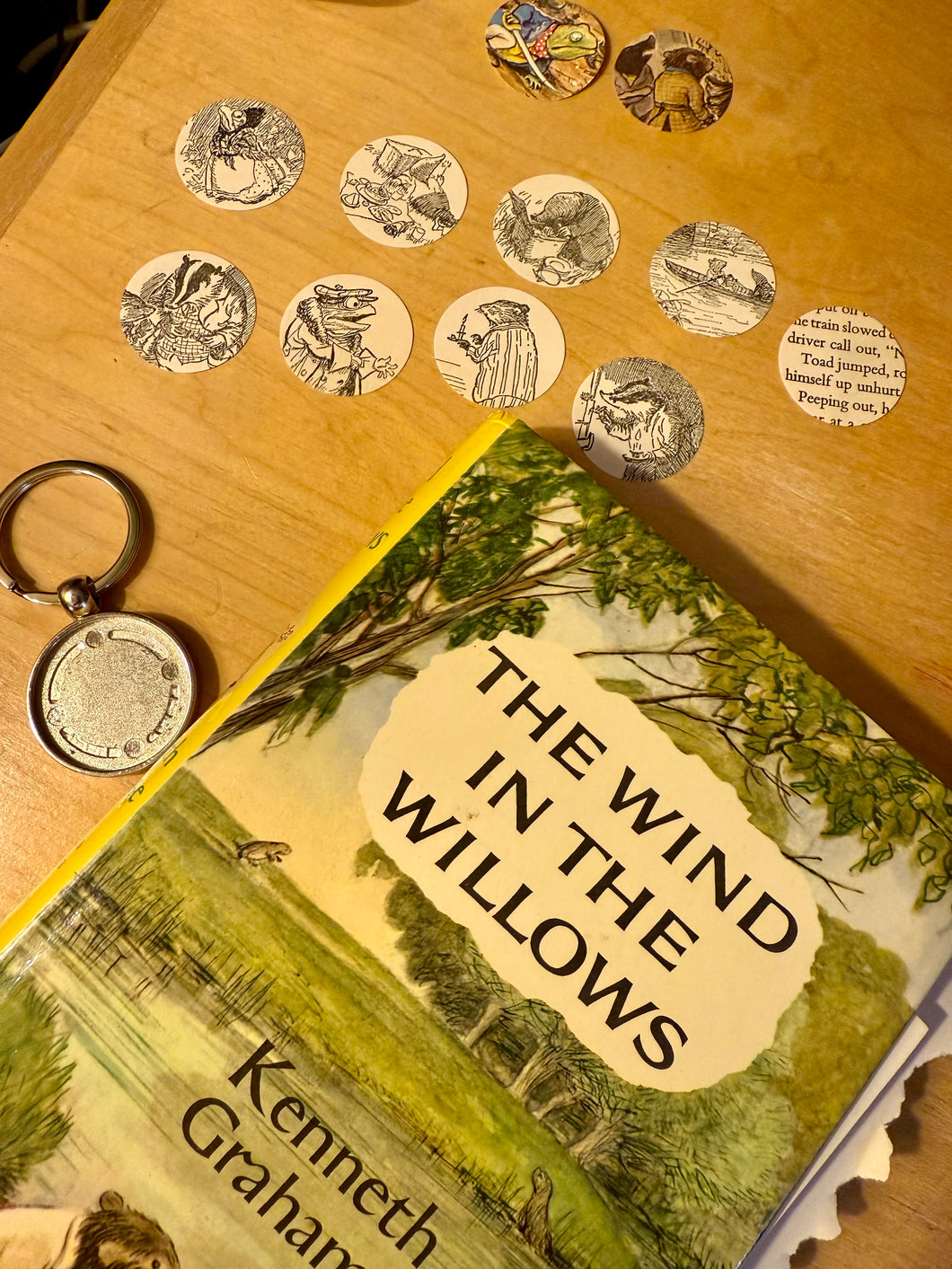 Custom Key Ring order Wind in The Willows