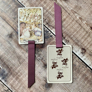 Brambly Hedge repurposed card game bookmarks.