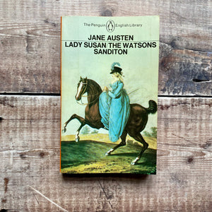 Lady Susan/The Watsons/Sanditon by Jane Austen.  Penguin edition.