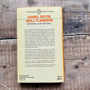 Moll Flanders by Daniel Defoe.  Penguin edition.
