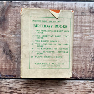 The Shakespeare Daily Gem Book (birthday book)