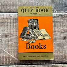 Load image into Gallery viewer, Books Quiz Book