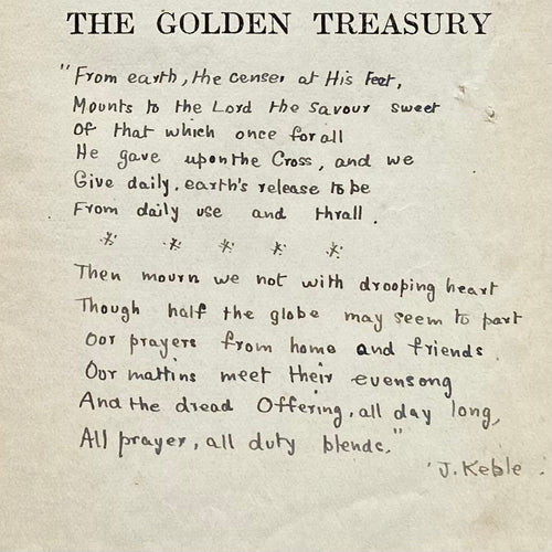 Palgrave's Golden Treasury 1914