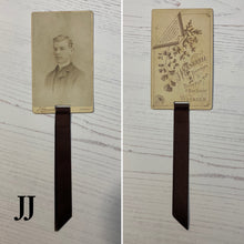 Load image into Gallery viewer, Bookmark made from a Victorian Carte de Visite