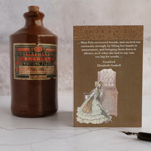 SALE Set of 2 Cranford quotation cards.  Elizabeth Gaskell classic literature cards.  Special offer price.