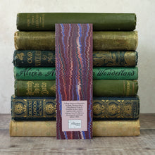 Load image into Gallery viewer, Cracked book spine humour bookmark featuring Jane Austen&#39;s character Marianne Dashwood.