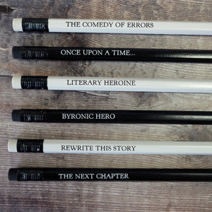 PENCIL Rewrite This Story / The Next Chapter / Literary Heroine / Byronic Hero / Once Upon A Time... / The Comedy of Errors