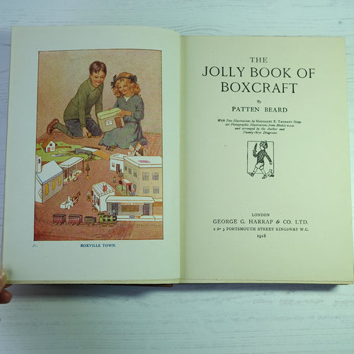 The Jolly Book of Boxcraft by Patten Beard.  1918 children's craft book.