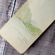 Load image into Gallery viewer, 1912 sketchbook with pencil sketches and watercolours of Italy