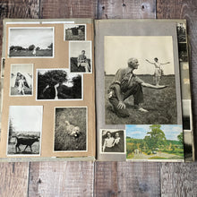 Load image into Gallery viewer, Large scrapbook full of photos relating to holidays Bradgate Park Leicestershire in the 1930s, 40s, 50s.  Pastel sketches etc.
