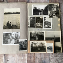 Load image into Gallery viewer, Large scrapbook full of photos relating to holidays Bradgate Park Leicestershire in the 1930s, 40s, 50s.  Pastel sketches etc.