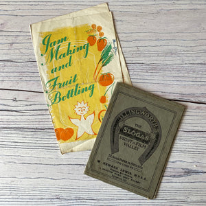 SALE Vintage ephemera selection - photographs, jam making leaflet, co-operative society, 1935 receipt