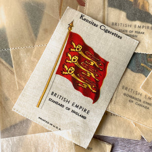 Cigarette silks Flags of the British Empire series Kensitas Cigarettes