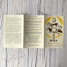 Load image into Gallery viewer, SALE Vintage ephemera selection - Peck&#39;s recipes, Savings envelope, photographs