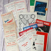 Load image into Gallery viewer, SALE Theatre programmes &amp; Theatre World Magazines 1940s, 1950s, 1960s, Apollo, Strand