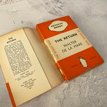 Load image into Gallery viewer, The Return by Walter De La Mare.  Penguin Books/The Bodley Head paperback 38 with paper wrapper.  1936.  Original photo inside as a bookmark.