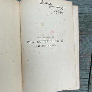 The Life of Charlotte Brontë by Mrs. Gaskell.  1891 (volume VII) Smith Elder