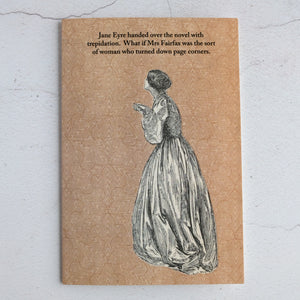 Jane Eyre book lender humorous card.