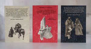Set of three Jane Eyre quotation cards.