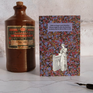 Stone ink bottle and Juliet humour card.