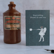 Load image into Gallery viewer, Stone ink bottle and fairy card.