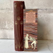 Load image into Gallery viewer, Book lender humour bookmark featuring Elizabeth Bennet and Mr Wickham.