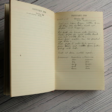 Load image into Gallery viewer, 1930s autograph book (camp, Eisteddfod etc) and 1958 diary