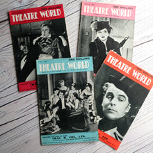 Load image into Gallery viewer, SALE Theatre programmes and film (The Ten Commandments) some with tickets also issues of Theatre World 1940s &amp; 1950s.