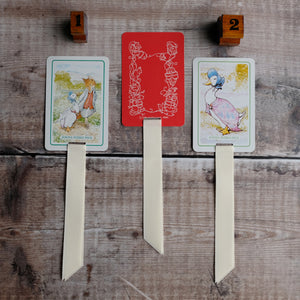 Beatrix Potter Rummy vintage card game repurposed bookmark.