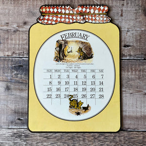 Vintage Winnie the Pooh calendars.