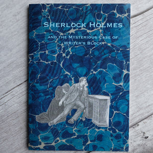 Writer's Block Sherlock Holmes notebook A5 slimline, lined pages.
